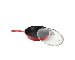 Чугунная сковорода с крышкой KORTING Korting K 1228 R