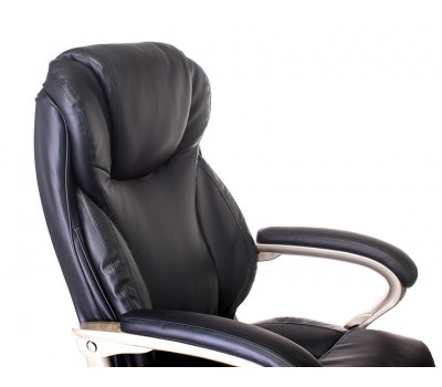 Кресло руководителя Бюрократ T-9916/BLACK черный рец.кожа/кожзам Кресло руководителя Бюрократ T-9916/BLACK черный рец.кожа/кожзам