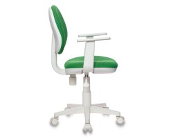 Кресло детское Бюрократ CH-W356/GREEN зеленый V398-42 (пластик белый)-foto2