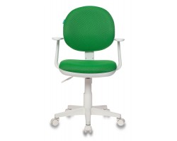Кресло детское Бюрократ CH-W356/GREEN зеленый V398-42 (пластик белый) Кресло детское Бюрократ CH-W356/GREEN зеленый V398-42 (пластик белый)