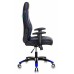 Кресло игровое Бюрократ VIKING-3/BL+BLUE черный/синий искусственная кожа