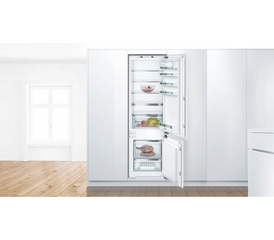 Встраиваемый двухкамерный холодильник Bosch KIS87AFE0