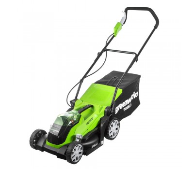 Аккумуляторная газонокосилка Greenworks G40LM35K2 Аккумуляторная газонокосилка Greenworks G40LM35K2