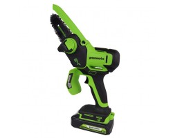 Аккумуляторная цепная пила-мини Greenworks G24MCS10