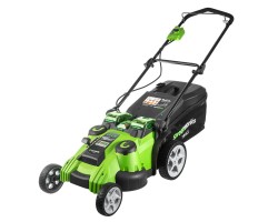 Аккумуляторная газонокосилка Greenworks G40LM49DBK4