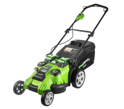 Аккумуляторная газонокосилка Greenworks G40LM49DBK4 Аккумуляторная газонокосилка Greenworks G40LM49DBK4