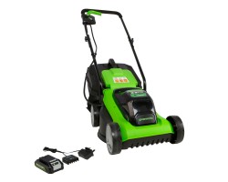 Аккумуляторная газонокосилка Greenworks G24LM33K2-foto2