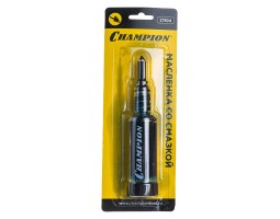 Шприц-масленка пластиковая Champion Premium со смазкой-foto3