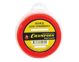 Леска для триммера Champion Twisted Square 2.4мм х 12м