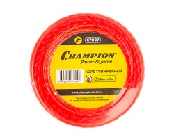 Леска для триммера Champion Twisted Square 3.0мм х 25м