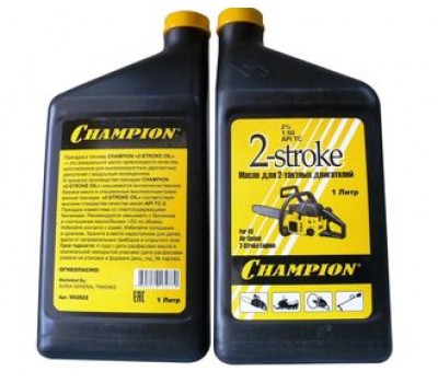 Масло для 2-тактных двигателей минеральное CHAMPION TSC-3 1л