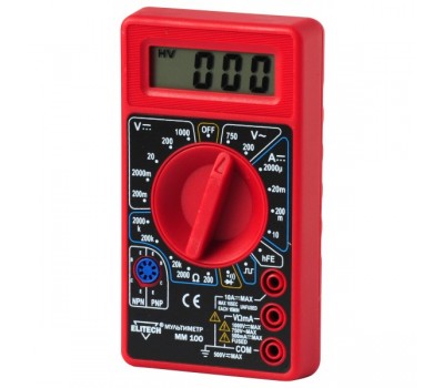 Мультиметр ELITECH ММ 100