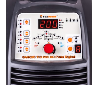 Аппарат аргонодуговой сварки SAGGIO TIG 200 DC Pulse Digital (пр-во FoxWeld/КНР)