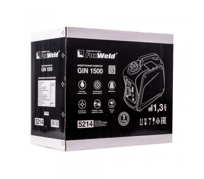 Инверторный генератор Foxweld GIN 1500 (пр-во FoxWeld/КНР) Инверторный генератор Foxweld GIN 1500 (пр-во FoxWeld/КНР)