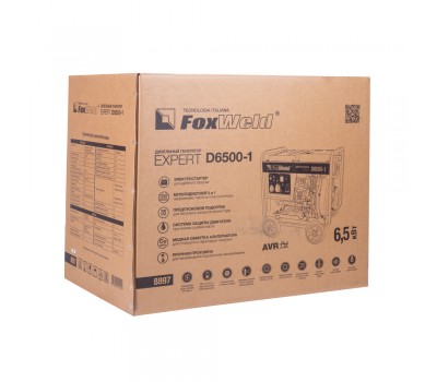 Дизельный генератор FoxWeld Expert D6500-1 Дизельный генератор FoxWeld Expert D6500-1