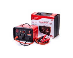 Инверторное пуско-зарядное устройство KVAZARRUS PowerBox 360i, таймер, пластиковый кейс