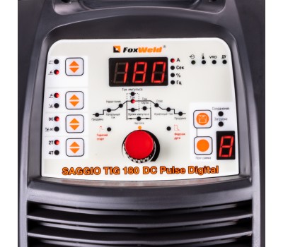 Аппарат аргонодуговой сварки SAGGIO TIG 180 DC Pulse Digital (пр-во FoxWeld/КНР) Аппарат аргонодуговой сварки SAGGIO TIG 180 DC Pulse Digital (пр-во FoxWeld/КНР)