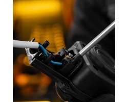 Шнур сетевой Energy Series, ПВС, 1,5 м, 2 x 1 мм, с неразборной вилкой, белый, Denzel-foto10