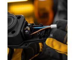 Шнур сетевой Energy Series, ПВС, 1,5 м, 2 x 1 мм, с неразборной вилкой, белый, Denzel-foto9