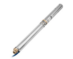 Скважинный насос DWC-3-60, центробежный, диаметр 3", 800 Вт, 3300 л/ч, напор 60 м Denzel