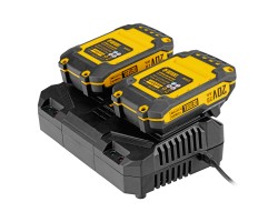 Устройство зарядное для аккумуляторов двухпортовое BCH-20-4.0x2, Li-Ion, 20 В, 4.0 А Denzel-foto12