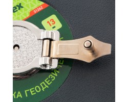 Рулетка геодезическая 30 м х 13 мм, закрытый корпус, фибергласовая лента Сибртех-foto8