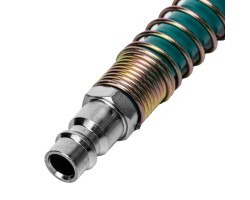 Полиуретановый спиральный шланг профессиональный BASF, 15 м, с быстросъемными соединением Stels-foto3