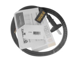 Шнур сетевой Energy Series, ПВС, 1,5 м, 2 x 1,5 мм, с неразборной вилкой, черный, Denzel-foto7