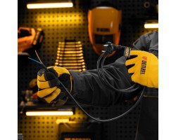 Шнур сетевой Energy Series, ПВС, 1,5 м, 2 x 1,5 мм, с неразборной вилкой, черный, Denzel-foto8
