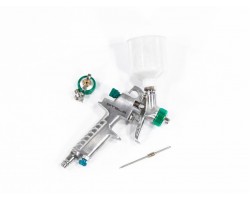 Краскораспылитель AG 810 HVLP, гравитационный, сопло 0.8 мм и 1 мм Stels