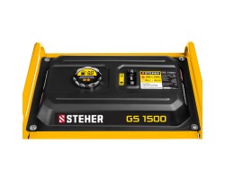 STEHER 1/1.2 кВт, однофазный, асинхронный, бесщеточный, бензиновый генератор GS-1500-foto9