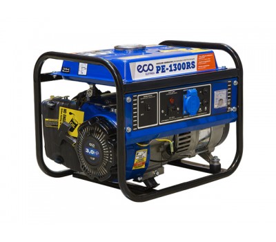 Электростанция (генератор бензиновый) ECO PE-1300RS (1.1 кВт, 230 В, бак 6.0 л, вес 27 кг) (PE-1300RS) Электростанция (генератор бензиновый) ECO PE-1300RS (1.1 кВт, 230 В, бак 6.0 л, вес 27 кг) (PE-1300RS)