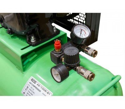 Компрессор ECO AE-1005-B1 ременной (380 л/мин, 8 атм, ременной, масляный, ресив. 100 л, 220 В, 2.20 кВт) (AE-1005-B1) Компрессор ECO AE-1005-B1 ременной (380 л/мин, 8 атм, ременной, масляный, ресив. 100 л, 220 В, 2.20 кВт) (AE-1005-B1)