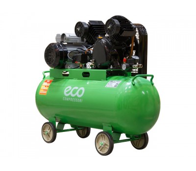 Компрессор ECO AE-1005-B1 ременной (380 л/мин, 8 атм, ременной, масляный, ресив. 100 л, 220 В, 2.20 кВт) (AE-1005-B1) Компрессор ECO AE-1005-B1 ременной (380 л/мин, 8 атм, ременной, масляный, ресив. 100 л, 220 В, 2.20 кВт) (AE-1005-B1)