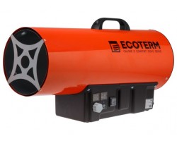 Нагреватель воздуха газ. Ecoterm GHD-50T прям., 50 кВт, термостат, переносной (Мощность 50кВт, Производительность 872 м3/ч, Тип газа: Пропан, Термоста (ET1528-7)