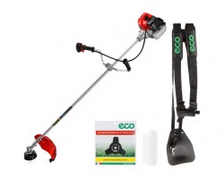 Мотокоса ECO GTP-250 Power (2.5 кВт, 3.4 л.с., лёгкий запуск, нож 3Т, ремень двухлямочный, вес 7.8 кг) (EC1513-1) (EC1513-1)