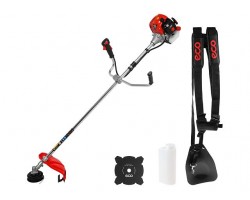 Мотокоса ECO GTP-255 Power Plus (2.5 кВт, 3.4 л.с., 52.0 см3, лёгкий запуск, нож 4Т,ремень двухлямочный, вес 8.3 кг) (EC1551-5) (EC1551-5)