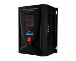 Стабилизатор напряжения Solaris VSC-1000 (1000 В*А, 130-260 В, 2 розетки, настенный монтаж) (SOLARIS) (VSC-1000)