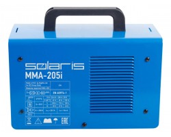 Инвертор сварочный SOLARIS MMA-205i (230В, 10-200 А, 85В, электроды диам. 1.6-4.0 мм, вес 5.1 кг) (MMA-205i)-foto4