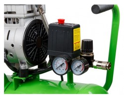 Компрессор ECO AE-25-OF1 безмасляный (140 л/мин, 8 атм, коаксиальный, безмасляный, ресив. 24 л, 220 В, 0,8 кВт) (AE-25-OF1)-foto7