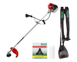 Мотокоса ECO GTP-251 Power (2.5 кВт, 3.4 л.с., 52.0 см3, лёгкий запуск, нож 3Т, ремень двухлямочный, вес 7.8 кг) (EC1550-4) (EC1550-4)