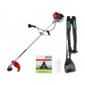 Мотокоса ECO GTP-251 Power (2.5 кВт, 3.4 л.с., 52.0 см3, лёгкий запуск, нож 3Т, ремень двухлямочный, вес 7.8 кг) (EC1550-4) (EC1550-4)