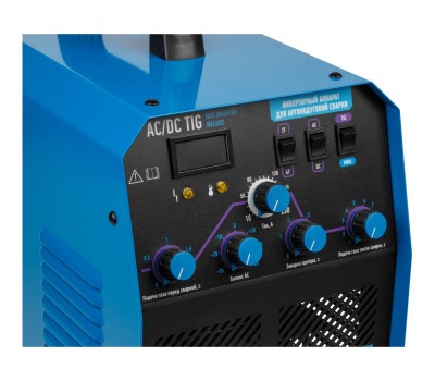Инверторный аппарат для аргонодуговой сварки SOLARIS TIG-220 AC/DC (AC/DC TIG, HF, MMA, 200 A, 150 В-240 В) (TIG-220ACDC) (TIG-220ACDC)