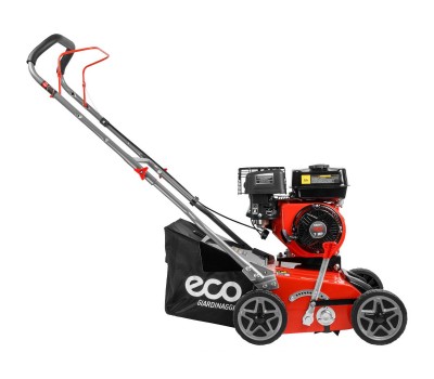 Аэратор/скарификатор бензиновый ECO SCG-400 (7.0 л.с., шир. 40 см,, 8 уровней, ручной привод, колеса 7\', травосборник 45 л) (EC1554-8) (EC1554-8)