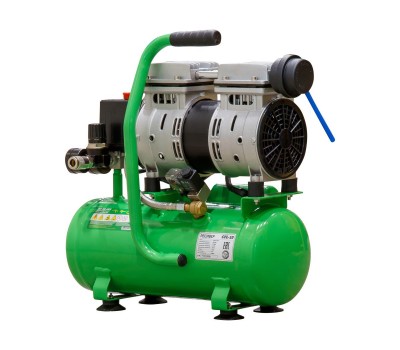 Компрессор ECO AE-10-OF1 безмасляный (120 л/мин, 8 атм, коаксиальный, безмасляный, ресив. 10 л, 220 В, 0,7 кВт) (AE-10-OF1)