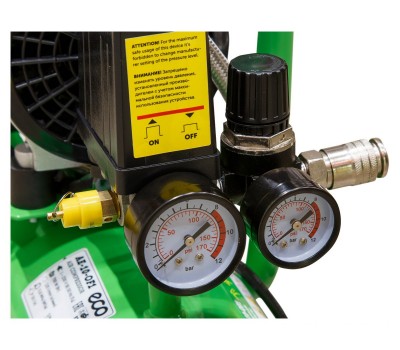Компрессор ECO AE-10-OF1 безмасляный (120 л/мин, 8 атм, коаксиальный, безмасляный, ресив. 10 л, 220 В, 0,7 кВт) (AE-10-OF1)