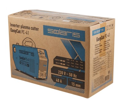 Плазморез Solaris EasyCut PC-41 (230 В, 15-40 А, Высоковольтный поджиг) (SOLARIS) (PC-41) Плазморез Solaris EasyCut PC-41 (230 В, 15-40 А, Высоковольтный поджиг) (SOLARIS) (PC-41)