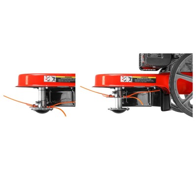 Газонокосилка бензиновая ECO LG-820 (травокосилка) (5.0 л.с., шир. 56 см,, ручной привод, колеса 14\', без травосборника) (EC1553-7) (EC1553-7)