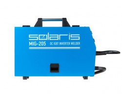 Полуавтомат сварочный Solaris MIG-205 (MIG/MAG/FLUX/MMA) (220В, встроенная горелка 2 м, смена полярности) (SOLARIS) (MIG-205)-foto6