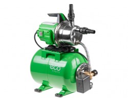 Станция водоснабжения автоматическая ECO GFI-1203 (1200 Вт, 3600 л/ч, 48 м, 4,8 бар макс, корпус бака сталь, корпус насоса нерж. сталь,, бак 24л.) (GFI-1203)